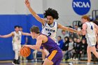 MBBall vs Emerson  Wheaton College Men's Basketball vs Emerson College is the first round of the NEWMAC Basketball Championships. - Photo By: KEITH NORDSTROM : Wheaton, basketball, NEWMAC MBBall2024